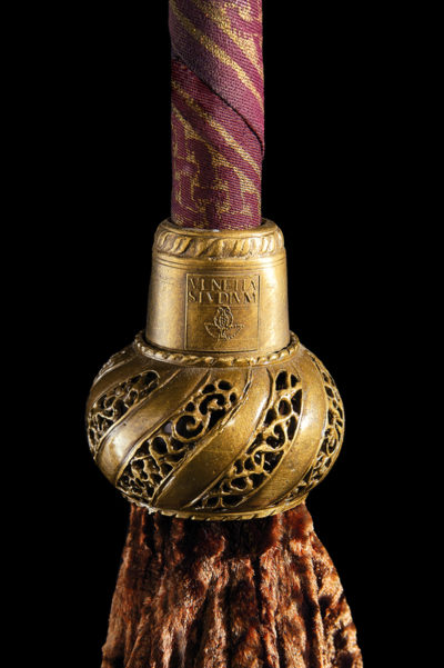 Cesendello Fortuny lampadaire en verre , détail
