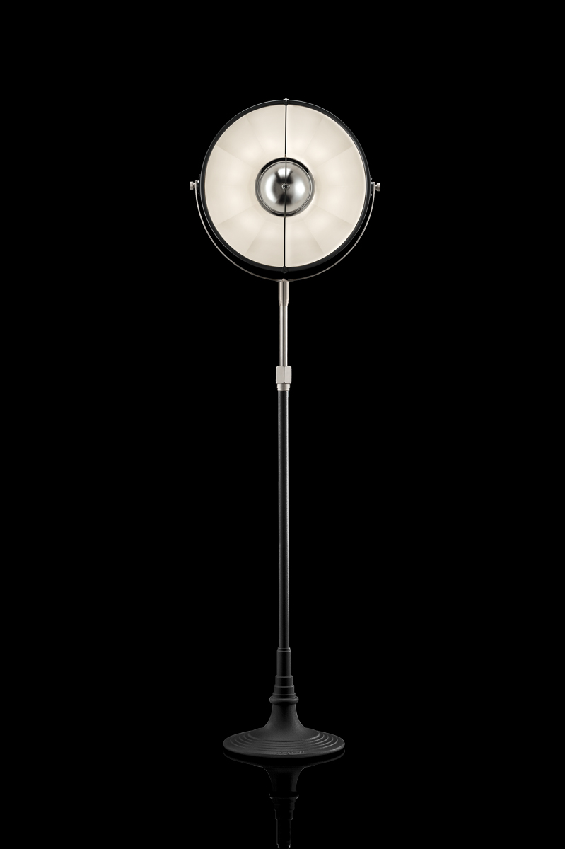 Fortuny lamp Studio 1907 Atelier 32 black and white