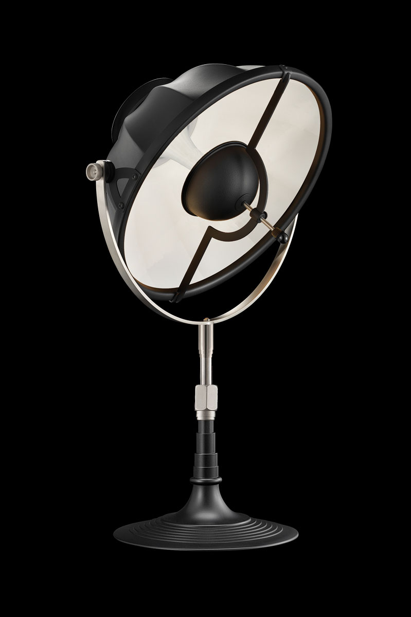 Lampe de table Fortuny Armilla 32 Noire et Blanc