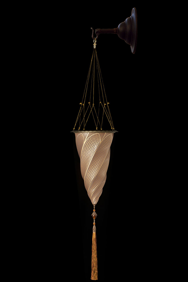 Applique Fortuny Cesendello en verre or mosaïque
