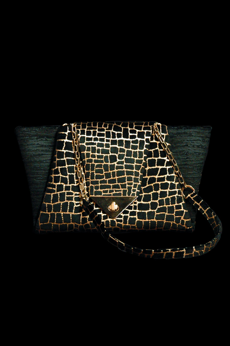 Sac Fortuny Alexandra en velours imprimé