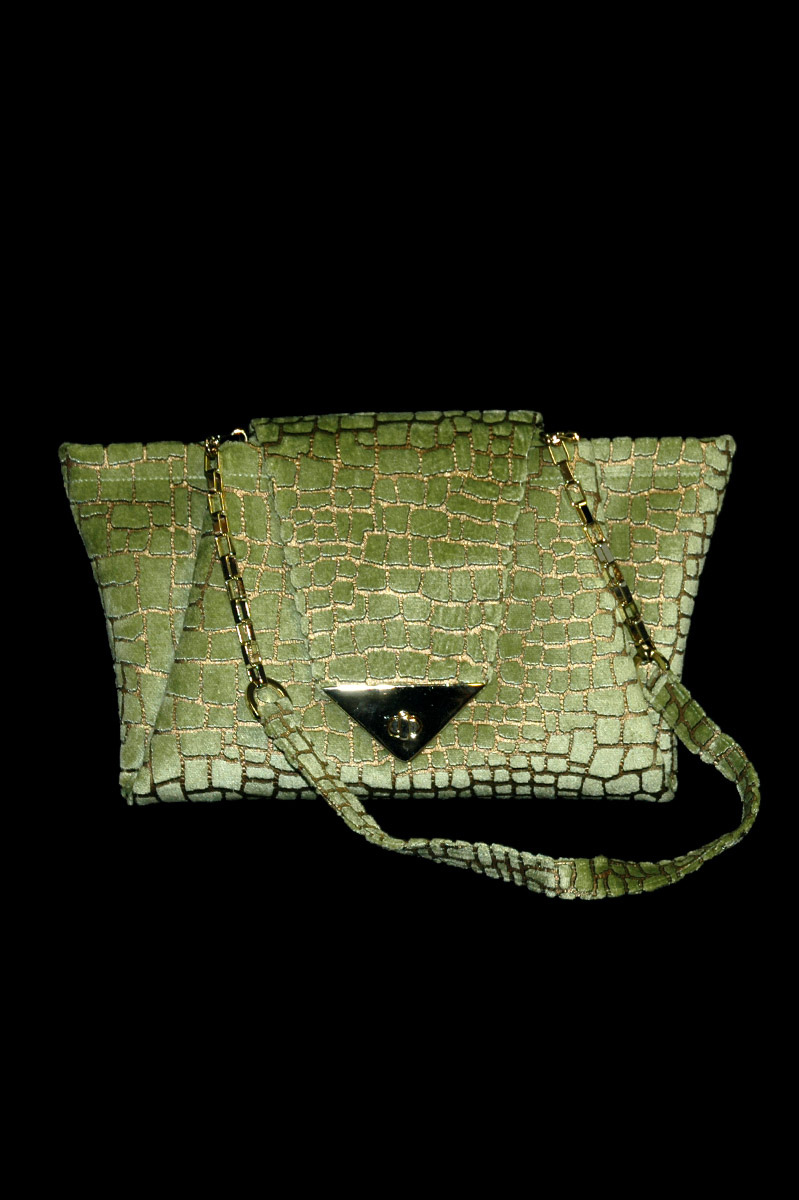 Sac Fortuny Alexandra en velours imprimé