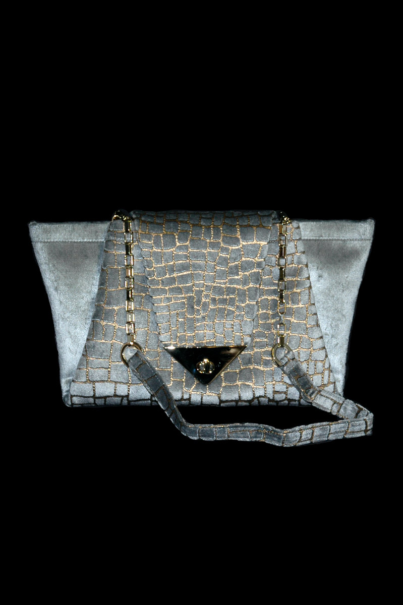 Sac Fortuny Alexandra en velours imprimé