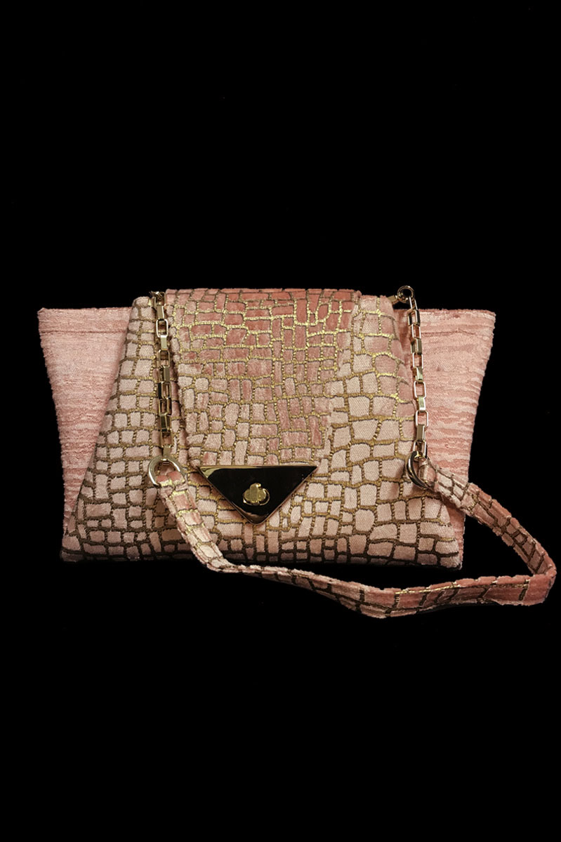 Sac Fortuny Alexandra en velours imprimé