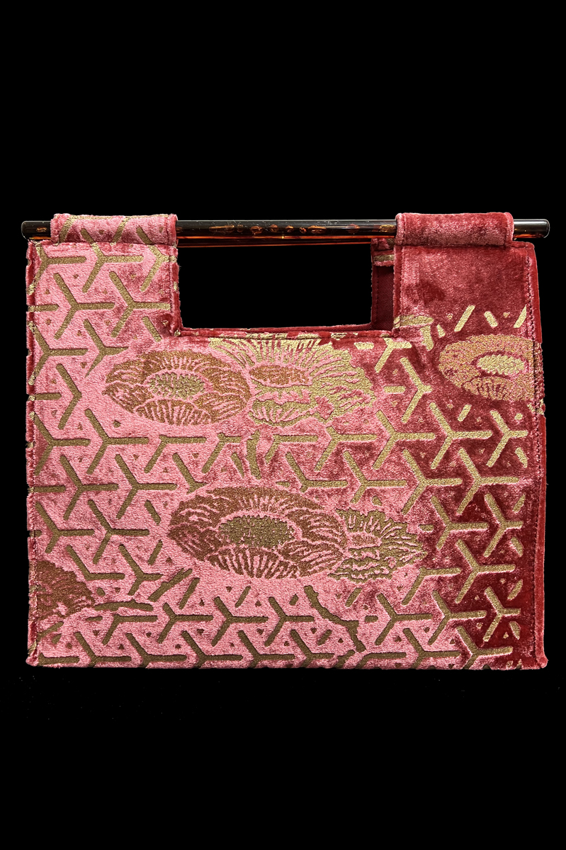 Fortuny Aiko cinnamon velvet bag