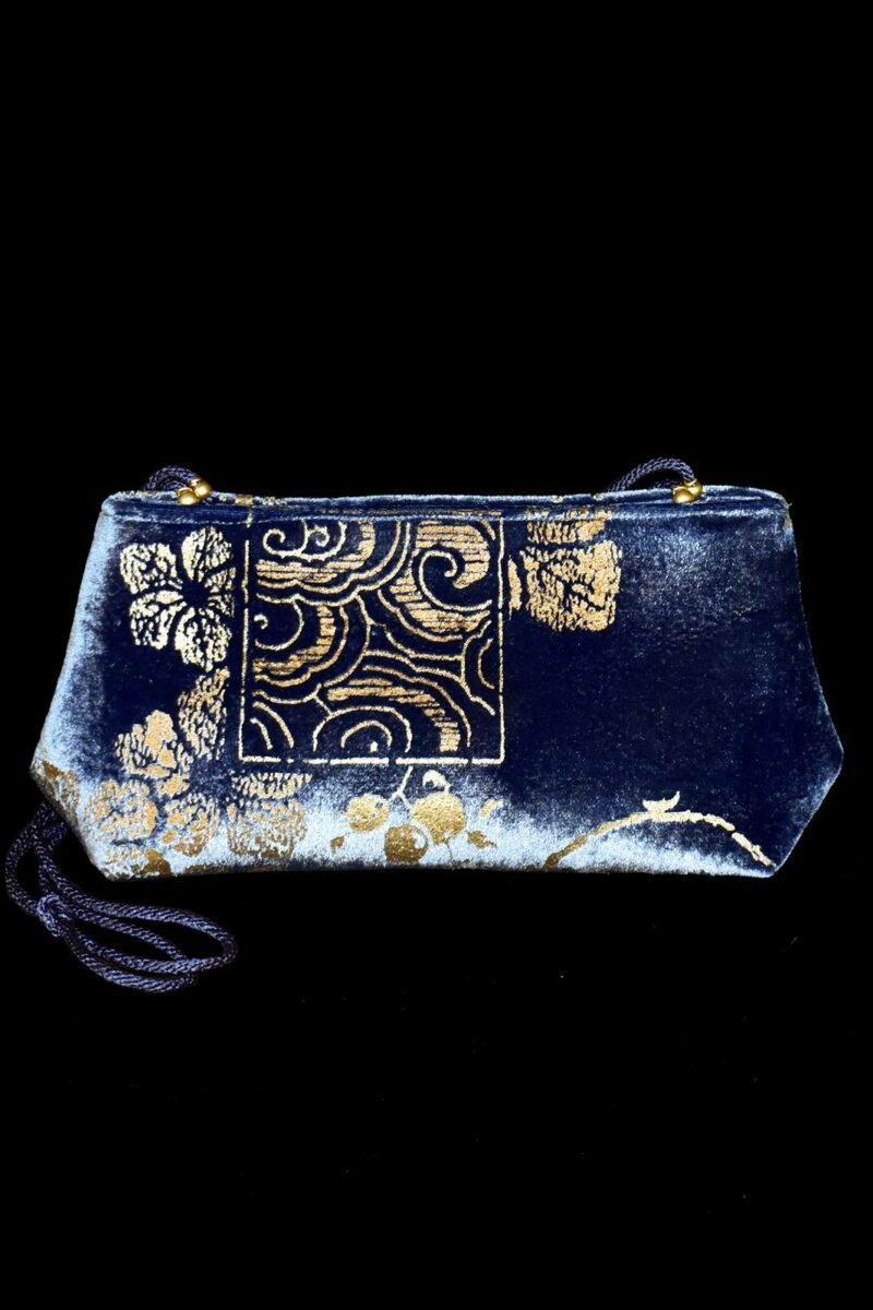 Fortuny Baguette velvet pochette bag