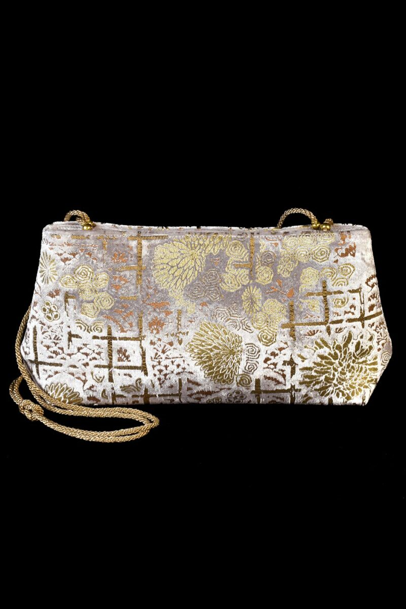 Fortuny Baguette velvet pochette bag