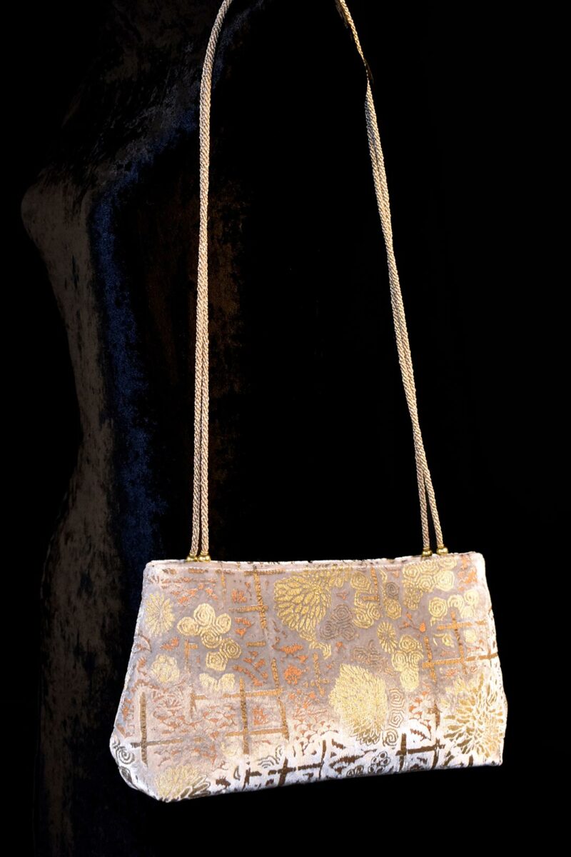 Fortuny Baguette velvet pochette bag