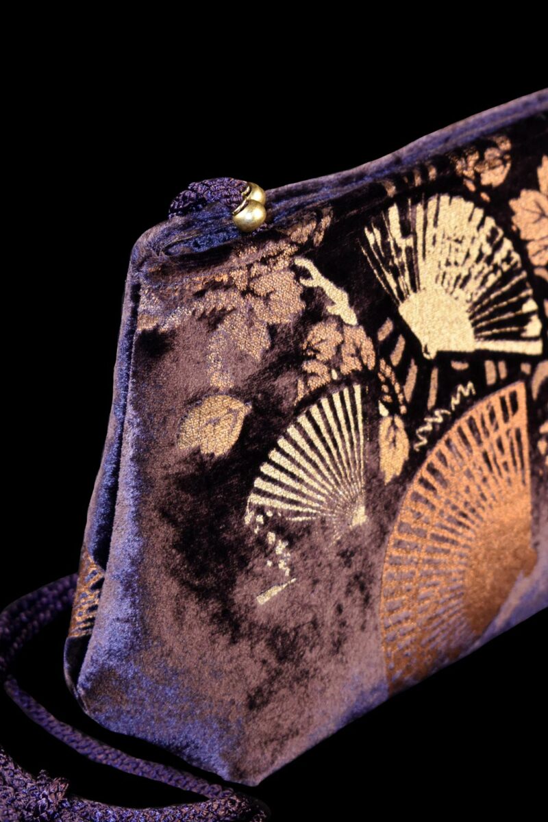 Fortuny Baguette velvet pochette bag