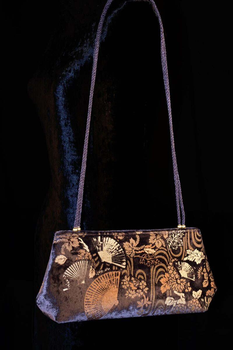 Fortuny Baguette velvet pochette bag