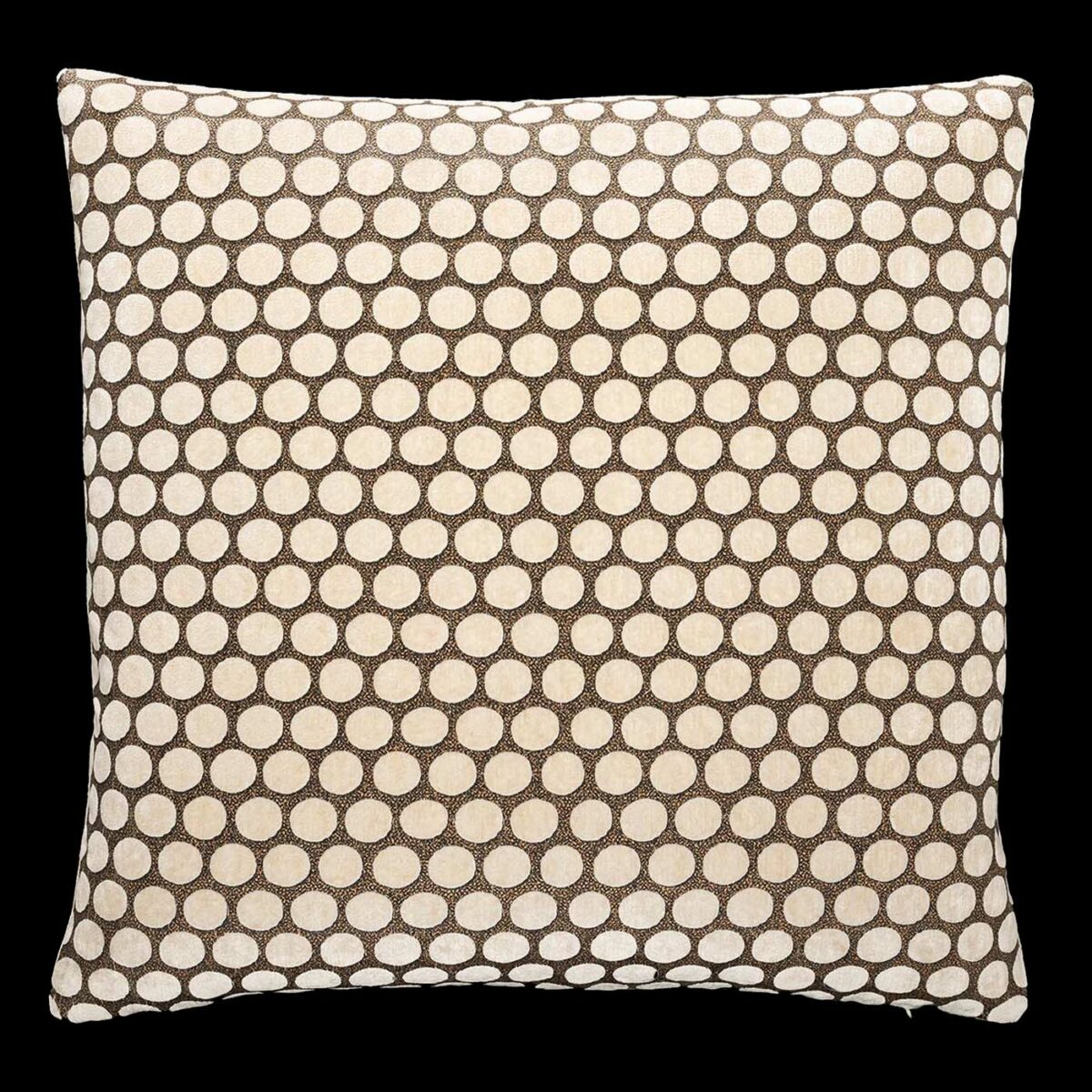 Delphos Velvet Cushion Zecchino Ivory