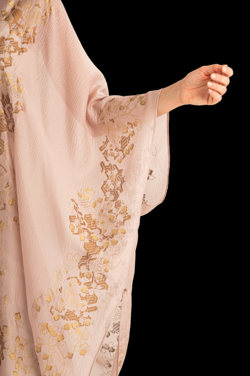 Esther Manteau du Soir en Crêpe Georgette | Ramage Mauve