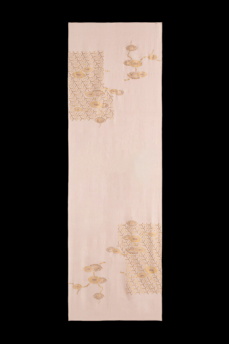 Écharpe en Crêpe Georgette | Japan Mauve