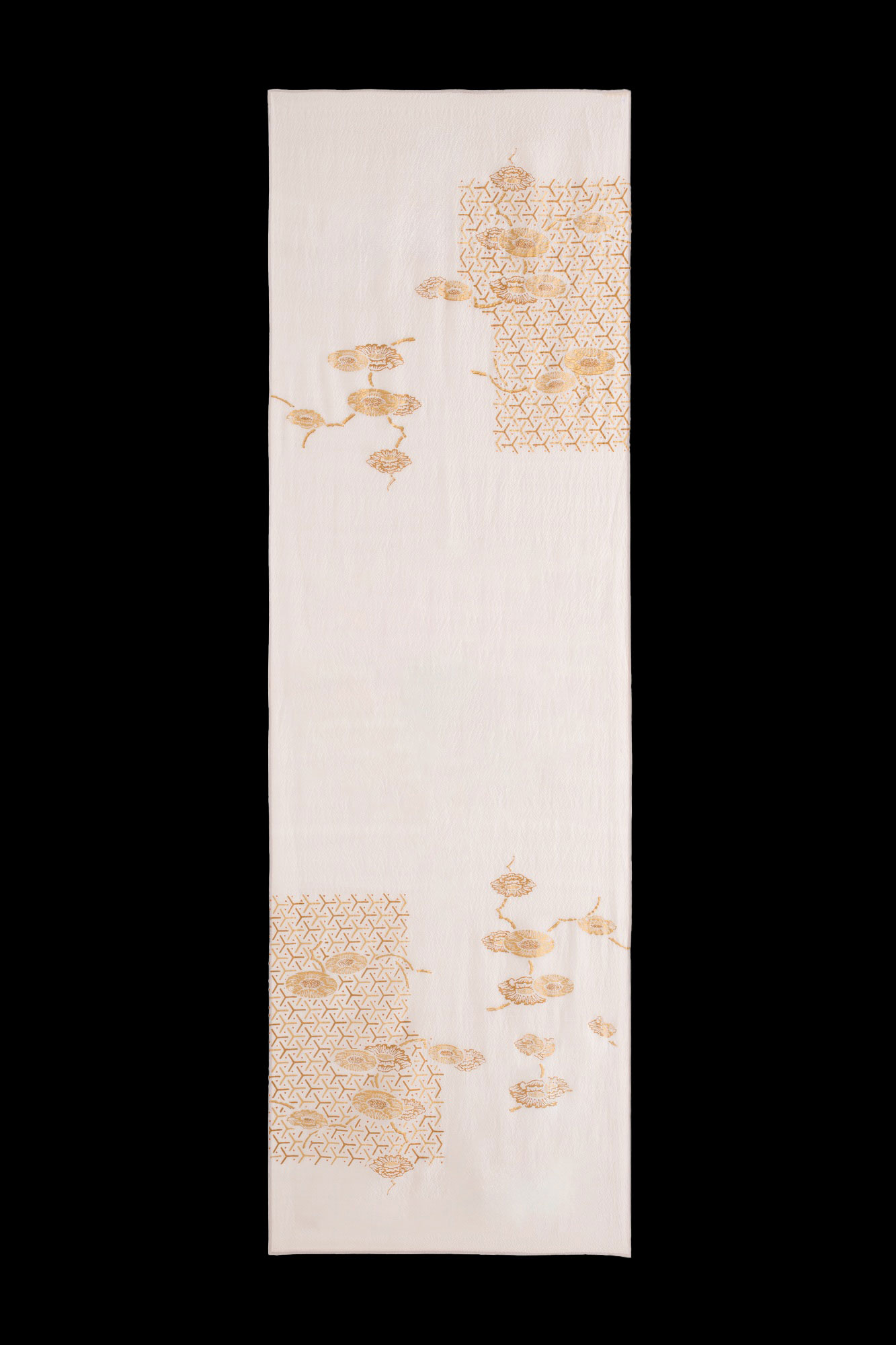 Écharpe en Crêpe Georgette | Japan Marron glacé